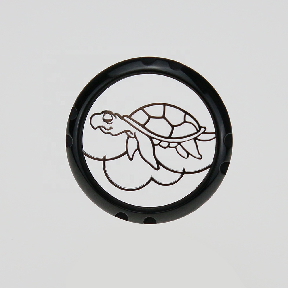 New Arrival 316L Stainless Steel 10ATM Thin Turtle Style Sapphire Glass Watch Case Back 007 Watch Parts New Arrival