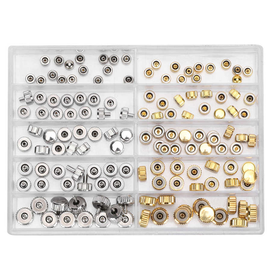 Good Quality Brass 3.0mm-7.5mm Size Watch Crown Set Watch Accessories Watch Part