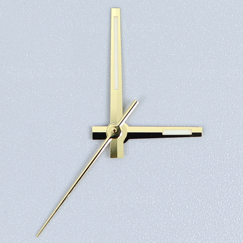 Classic Green Luminous Copper Watch Hands Rose Gold Silver Second Hands Suitable for NH35/36 Movement Watch Accessories