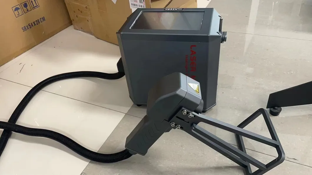 Portable laser marking head