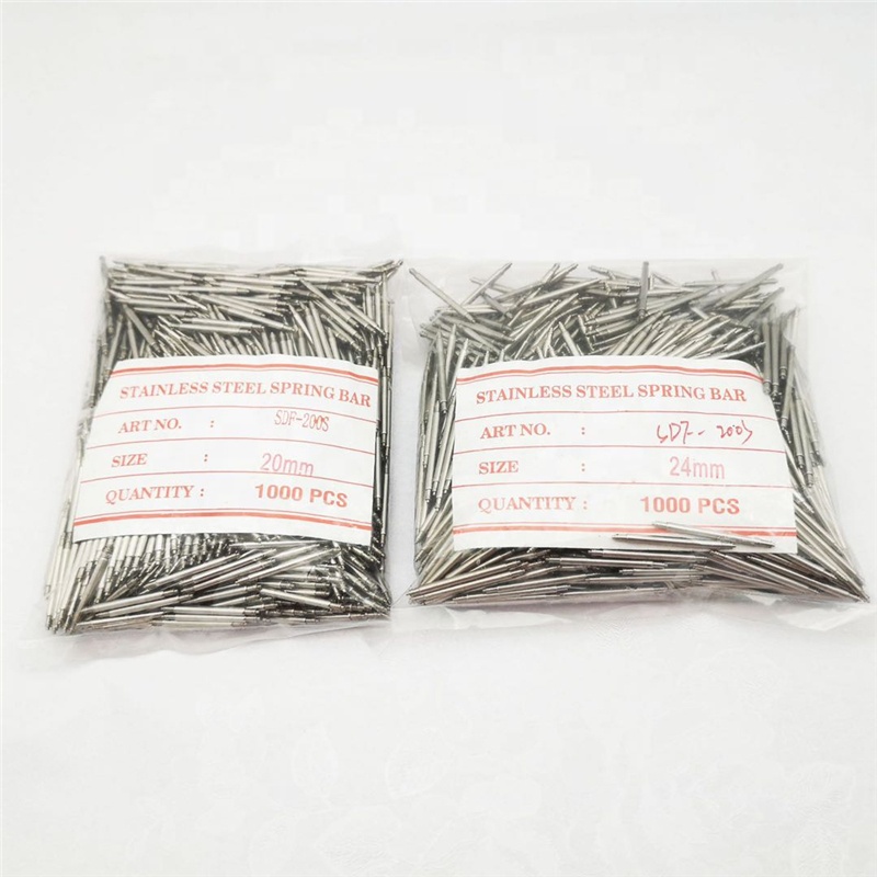 Double-flange 2mm Thick High-quality 304 Stainless Steel 14 16 17 18 20 21 22 23 24 26mm Watch Band Spring bar Wholesale