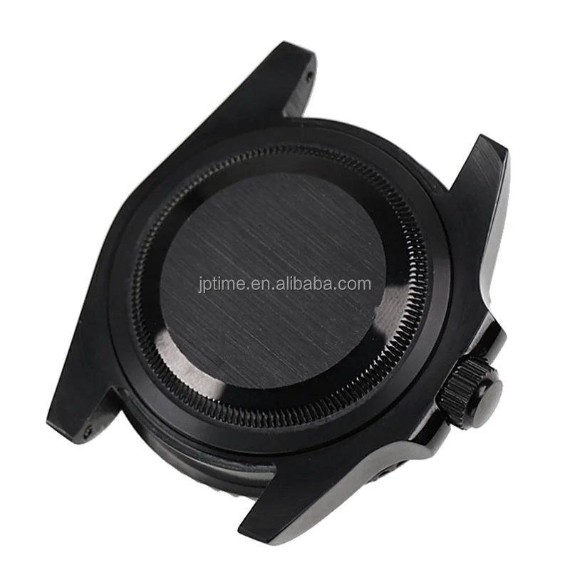 5ATM Waterproof Ceramic Bezel Insert Transparent Case Back Sapphire 40mm NH35 Stainless Steel Watch Case