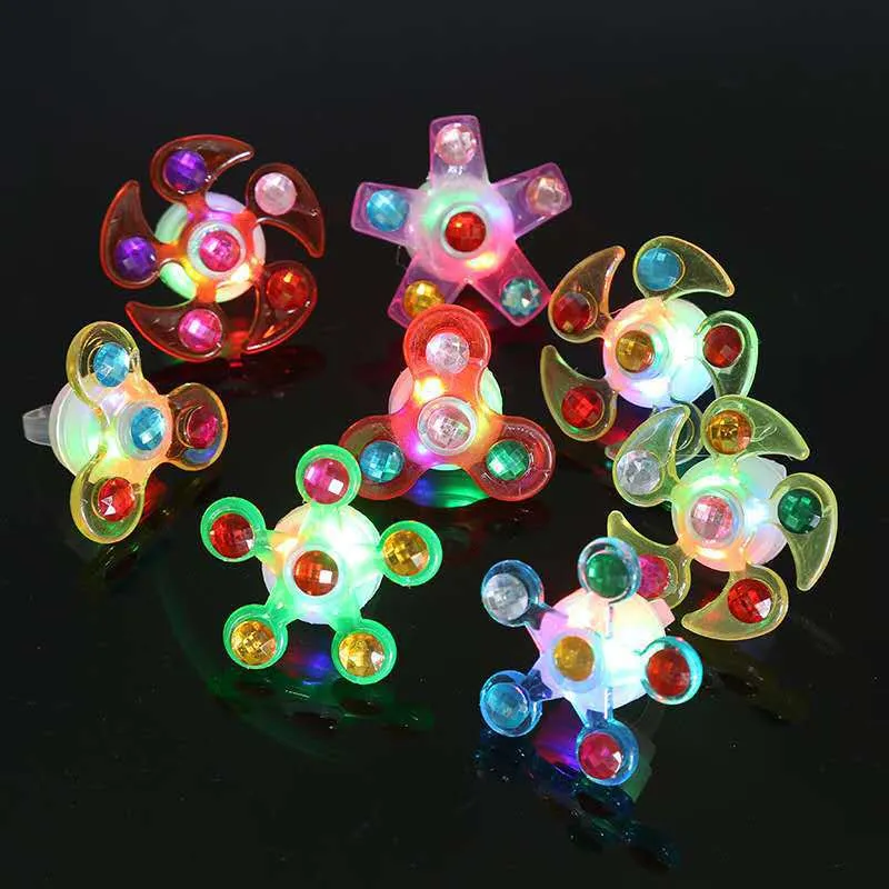 Luminous Rotating Gyroscope Watch Flash Ring Bracelet