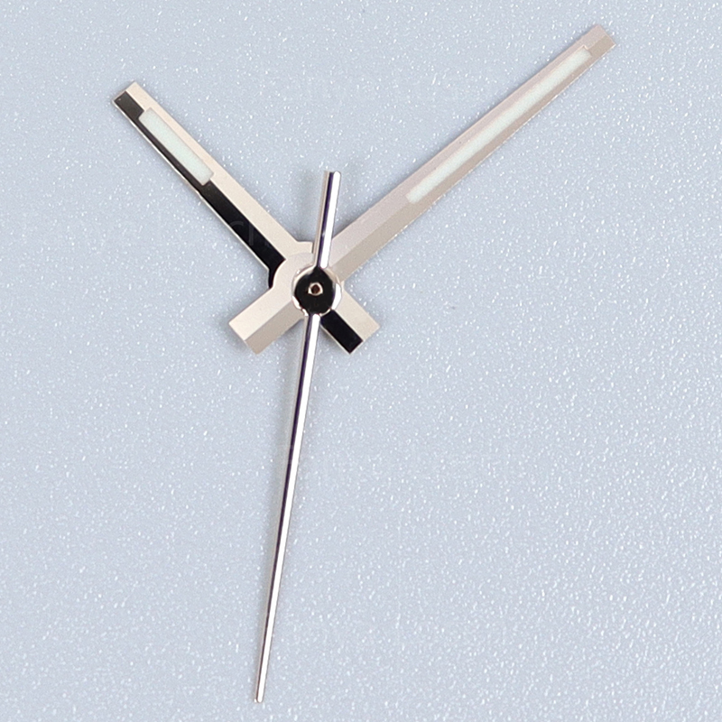 Classic Green Luminous Copper Watch Hands Rose Gold Silver Second Hands Suitable for NH35/36 Movement Watch Accessories
