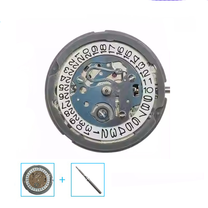 NH05A Precision Automatic Stainless Steel Watch Movement Crown Waterproof 3/6 O'clock Crown Watch Parts