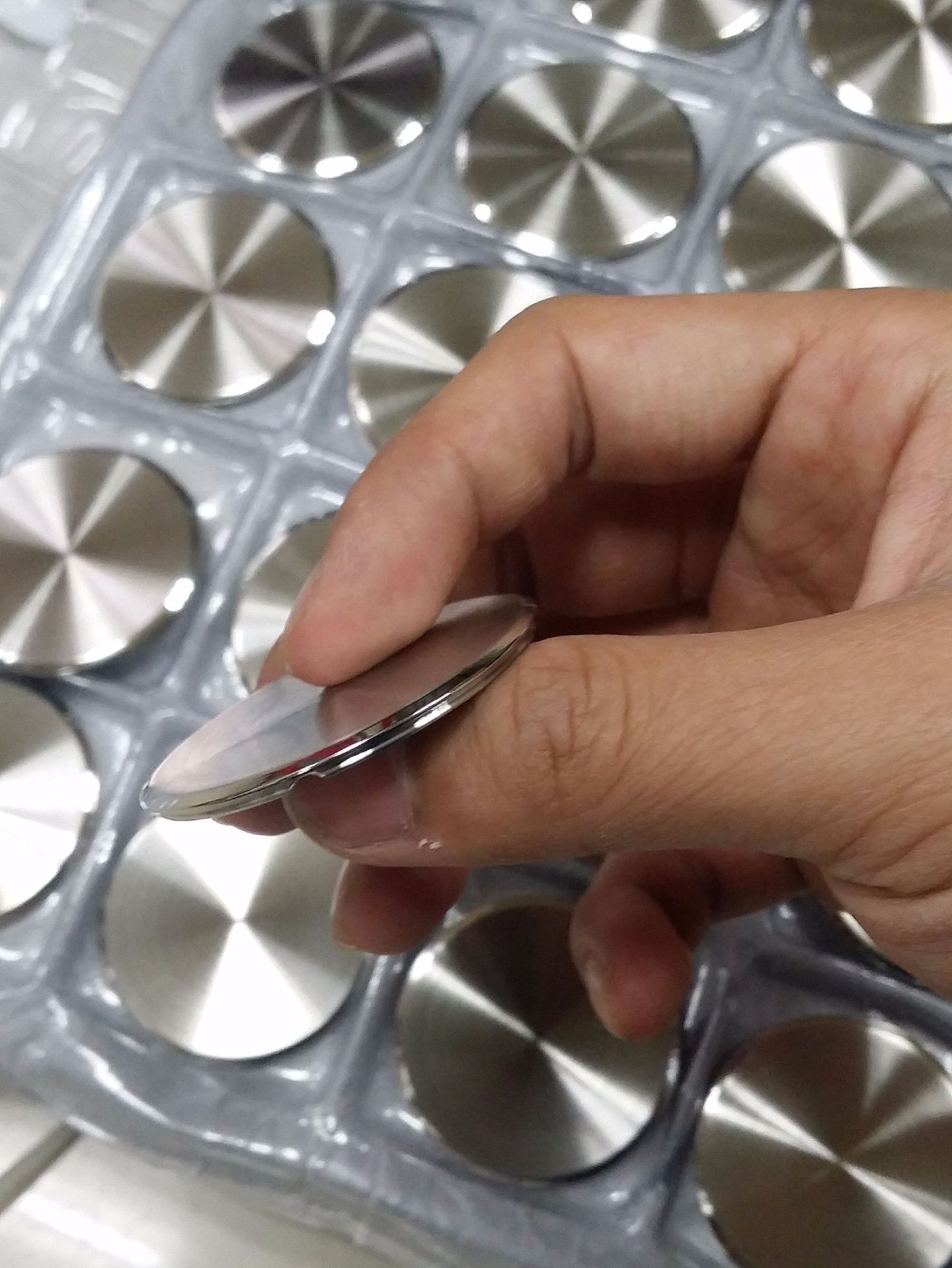 Watch Case Back 304 Stainless Steel Round Brushed Surface Polished Edge Replacement Parts for Watch 19.5-40.5mm Sizes