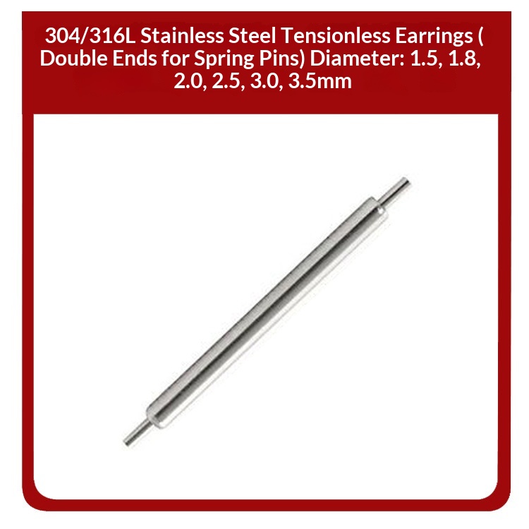 1.5/1.8/2/2.5/3/3.5mm Stainless Steel Watch Pins Lugs Spring Bar Pins Quick Release Pins