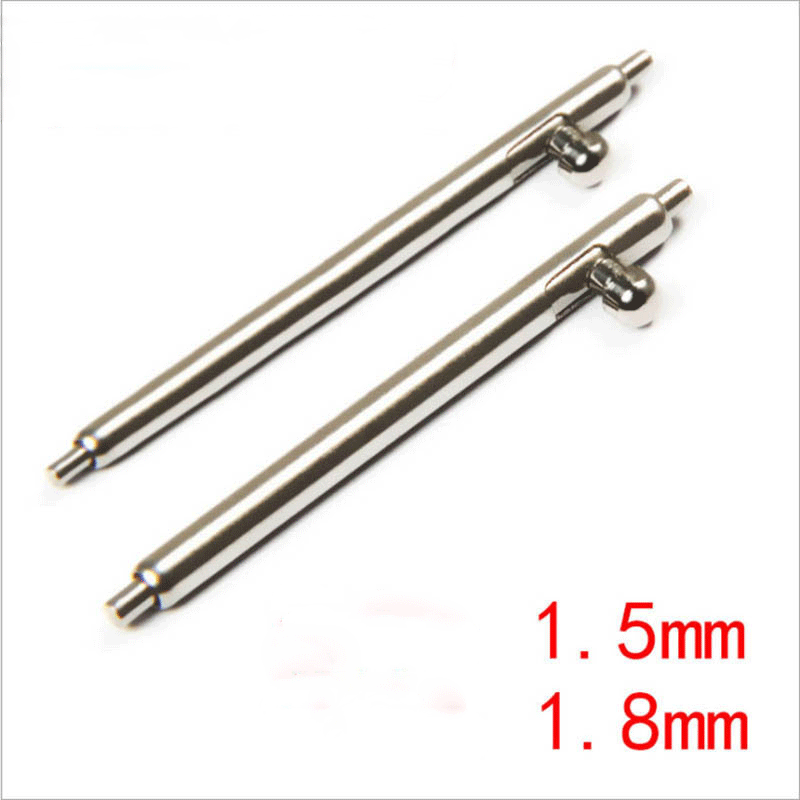 Factory Price 1.5mm 1.8mm 16mm 18mm 20mm 24mm High Quality Quick Release Spring Bar Stainless Steel Watch Pins Accessories