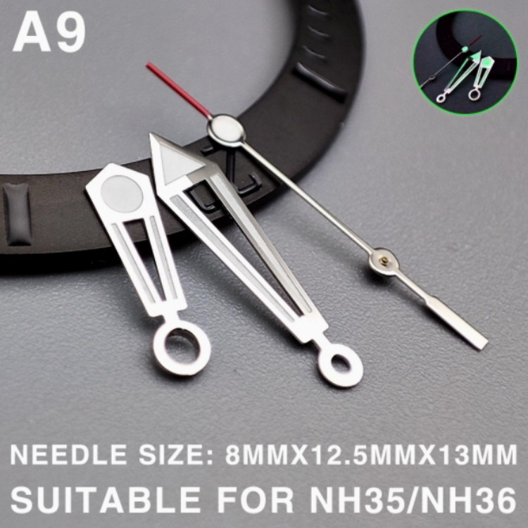 High Quality SPARKTIME Universal Stainless Steel Watch Hands Set 4 Colors Blue Green Luminous Function NH35/NH36 Mechanical