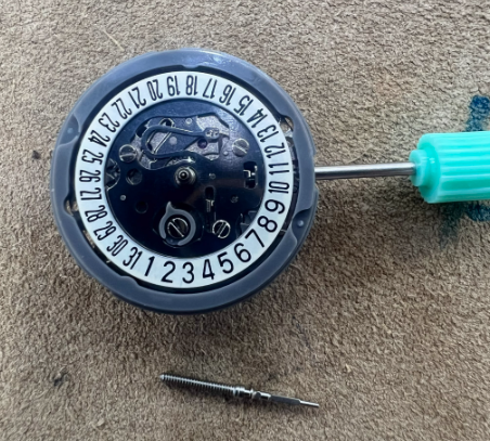 NH05A Precision Automatic Stainless Steel Watch Movement Crown Waterproof 3/6 O'clock Crown Watch Parts