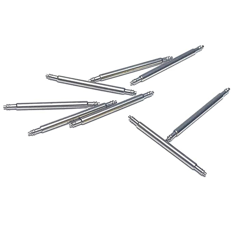 Precision 1.3mm 1.5mm 1.8mm Double Flanged Spring Bars 304 Stainless Steel for 8-24mm Watch Straps
