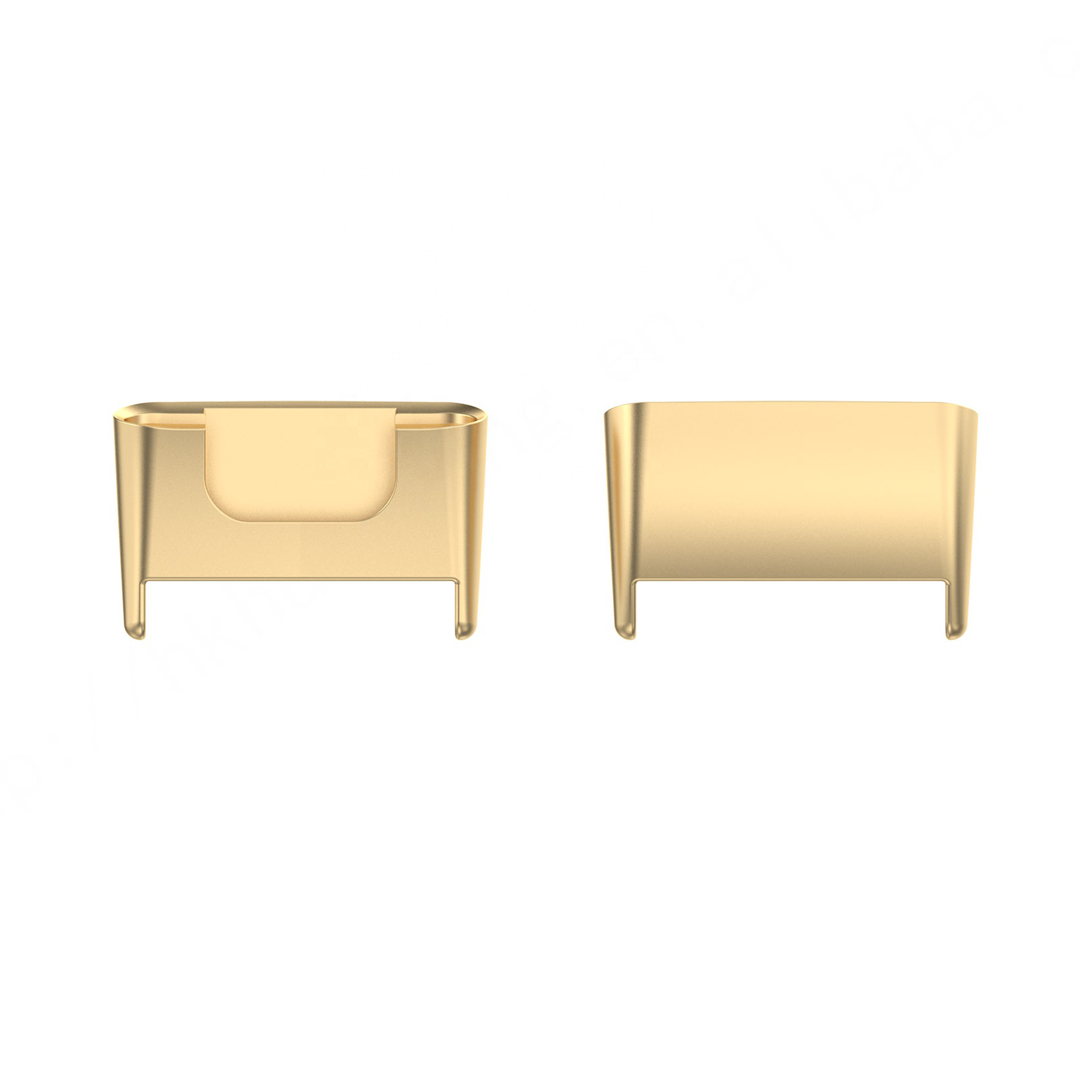 2PCS HUANLONG Fashion Stainless Steel Strap Connector Adapter for Band 7 Pro Smart Watch Lugs Replacement