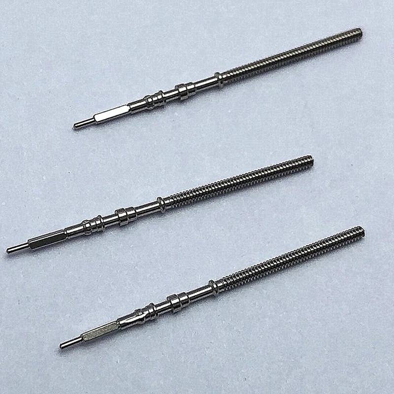 10Pcs Movement Watch Steel Stem Crown Kit Watch of Parts NH35 NH36 NH38 NH39 Movement Watch Stem Spare Parts