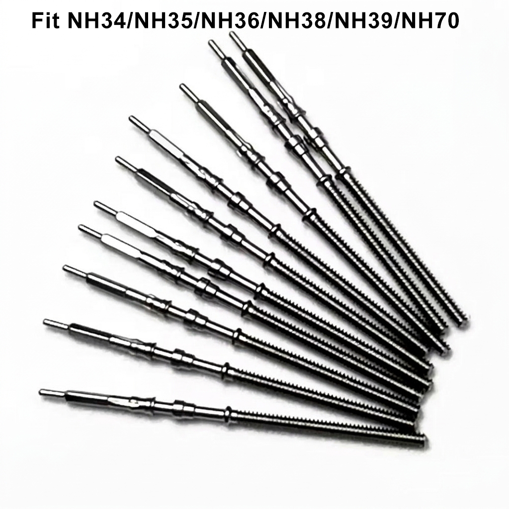 10/20/40Pcs Stainless Steel TMI Watch Crown Stem Fit NH34 NH35 NH36 NH38 NH39 NH70 NH71 NH72 Automatic Mechanical Movement