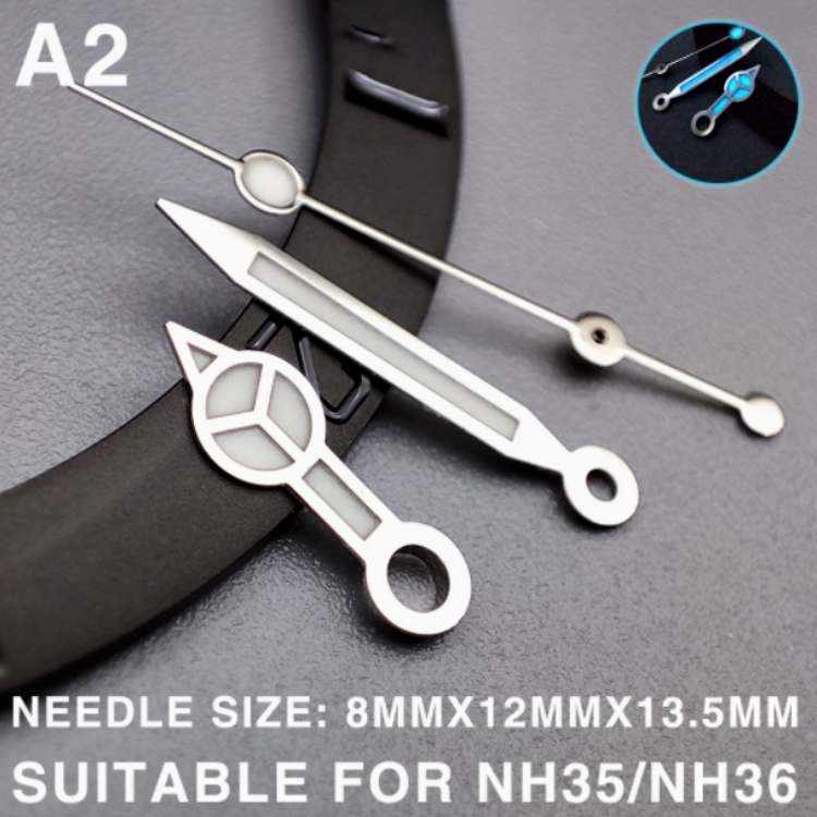 High Quality SPARKTIME Universal Stainless Steel Watch Hands Set 4 Colors Blue Green Luminous Function NH35/NH36 Mechanical