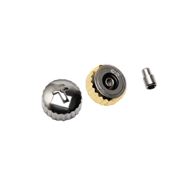 Hot Sale T34 Watch Replacement Stainless Steel Button Crown for Men tissot Watch Crown