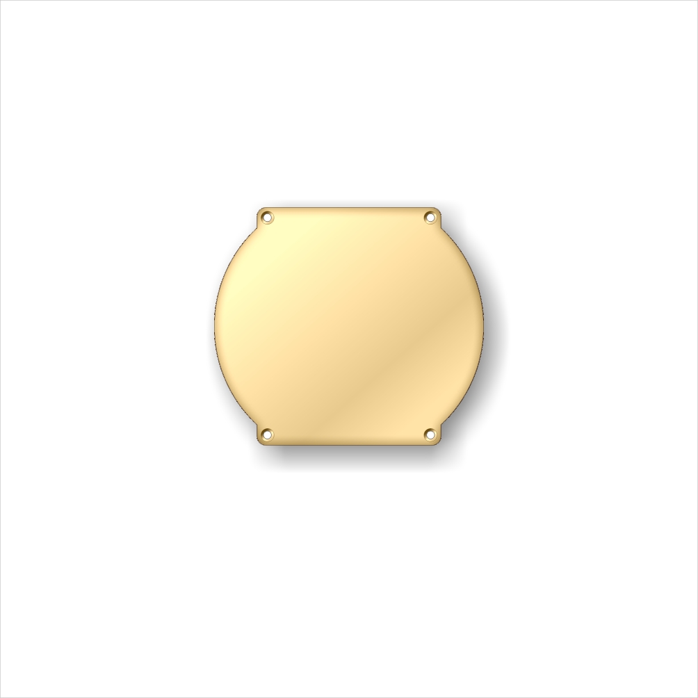 Custom Made Case Back Screw Type Grade 5 Atm Water Stainless Steel Watch Caseback