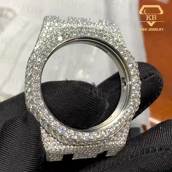 Luxury Jewelry Hot Sale Hip Hop Mechanical Watch Bezel D Color VVS Moissanite Pass Diamond Tester Iced Out High Quality Watch