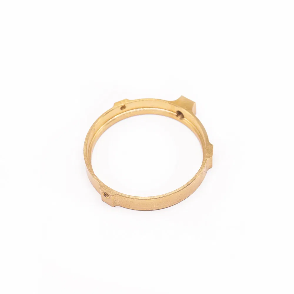 Professional Manufacturer Custom CNC Brass Ring Precision Watch Tools OEM CNC Milling Female Thread Brass Ring