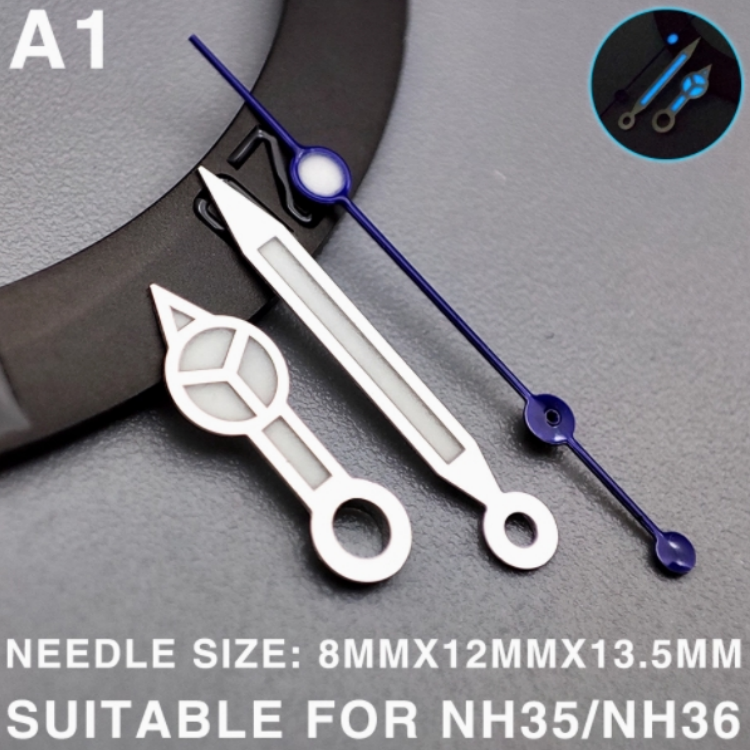 High Quality SPARKTIME Universal Stainless Steel Watch Hands Set 4 Colors Blue Green Luminous Function NH35/NH36 Mechanical