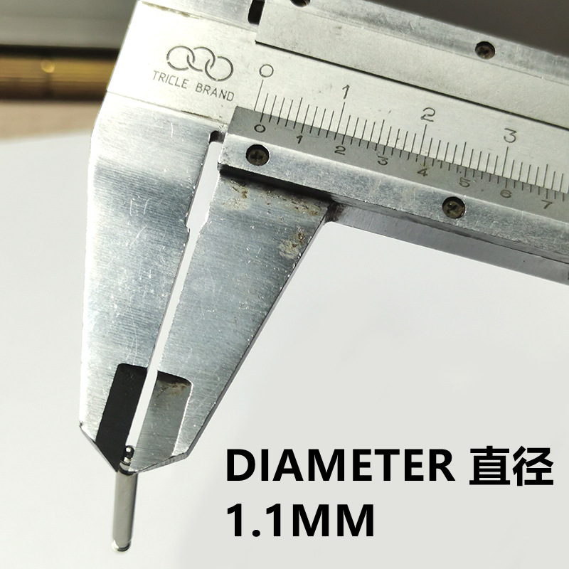 Thickened Reinforced Stainless Steel Watch Lugs 2.5mm Diameter for Watch Shafts Spring Bars
