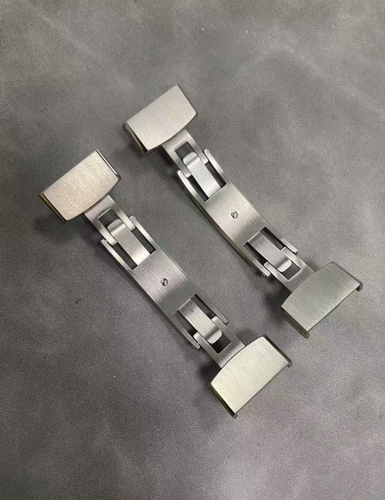 New Double Watch Turtle Buckle Spring Buckle Turtle Back Buckle Universal Side Lugs Model 16 18 20 22mm Stainless Steel Clasp