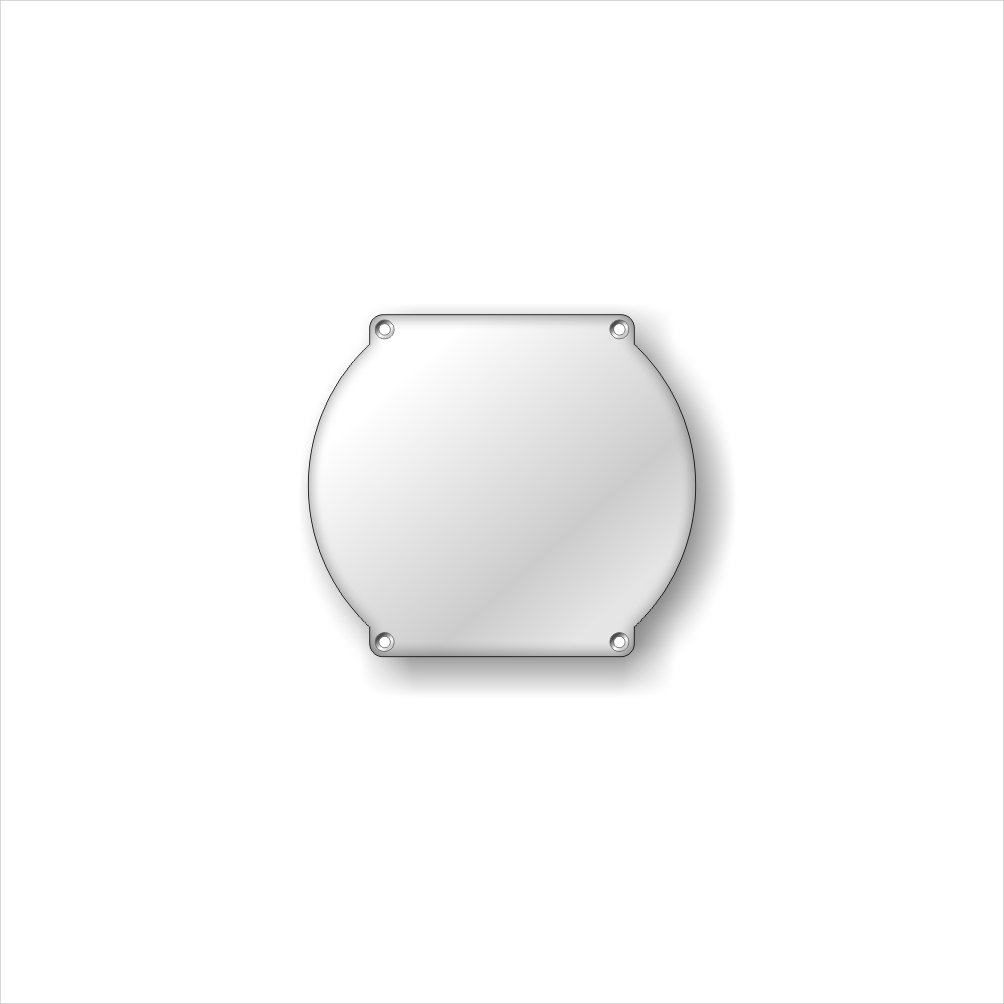 Custom Made Case Back Screw Type Grade 5 Atm Water Stainless Steel Watch Caseback