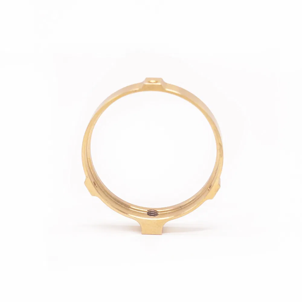 Professional Manufacturer Custom CNC Brass Ring Precision Watch Tools OEM CNC Milling Female Thread Brass Ring