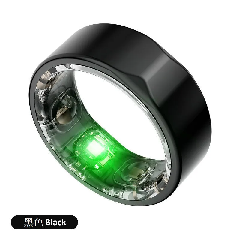 Titanium Rings for Men Smart Watch with Heart Rate