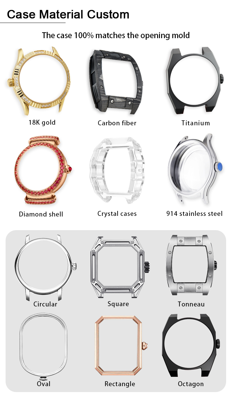 Flame Blue Watch Hands Collection