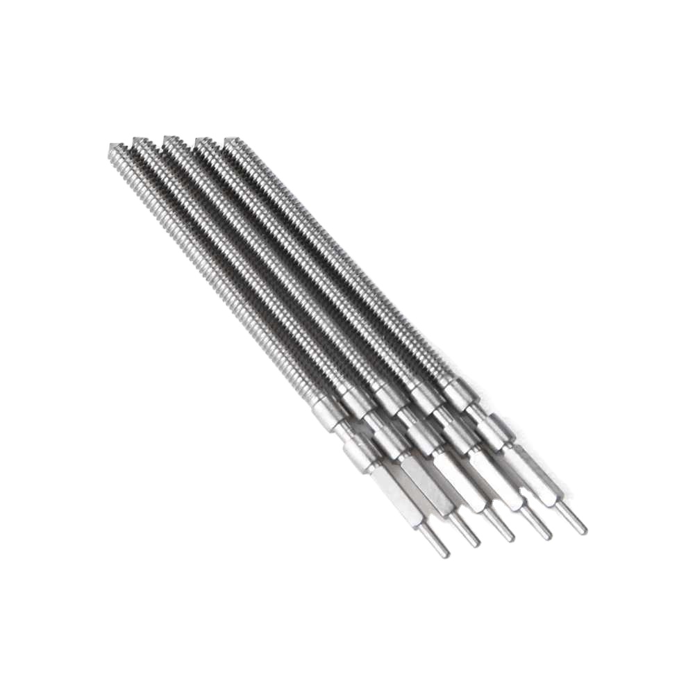5pcs Watch Winding Stems Replacement for ETA 6497 6498 Seagull ST36 Watch Movement Repair Tool Parts