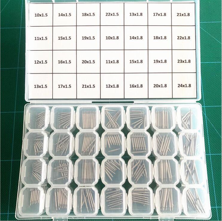 28 Sizes 252 Pcs Imports Stainless Steel Watch Spring Bar