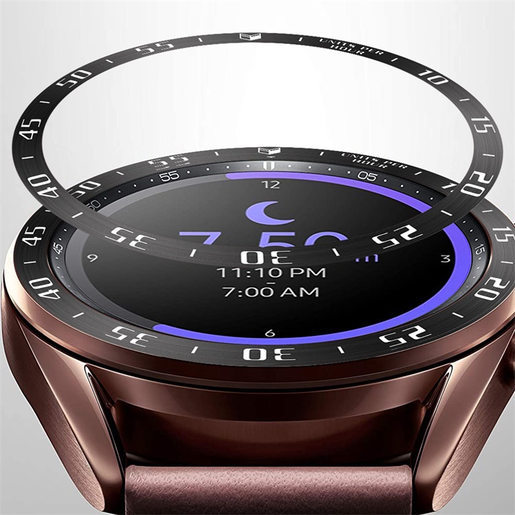 Aluminum Stainless Steel Smart Watch Bezel Ring for Samsung Galaxy Watch Watch 3 Watch3 41mm 45mm