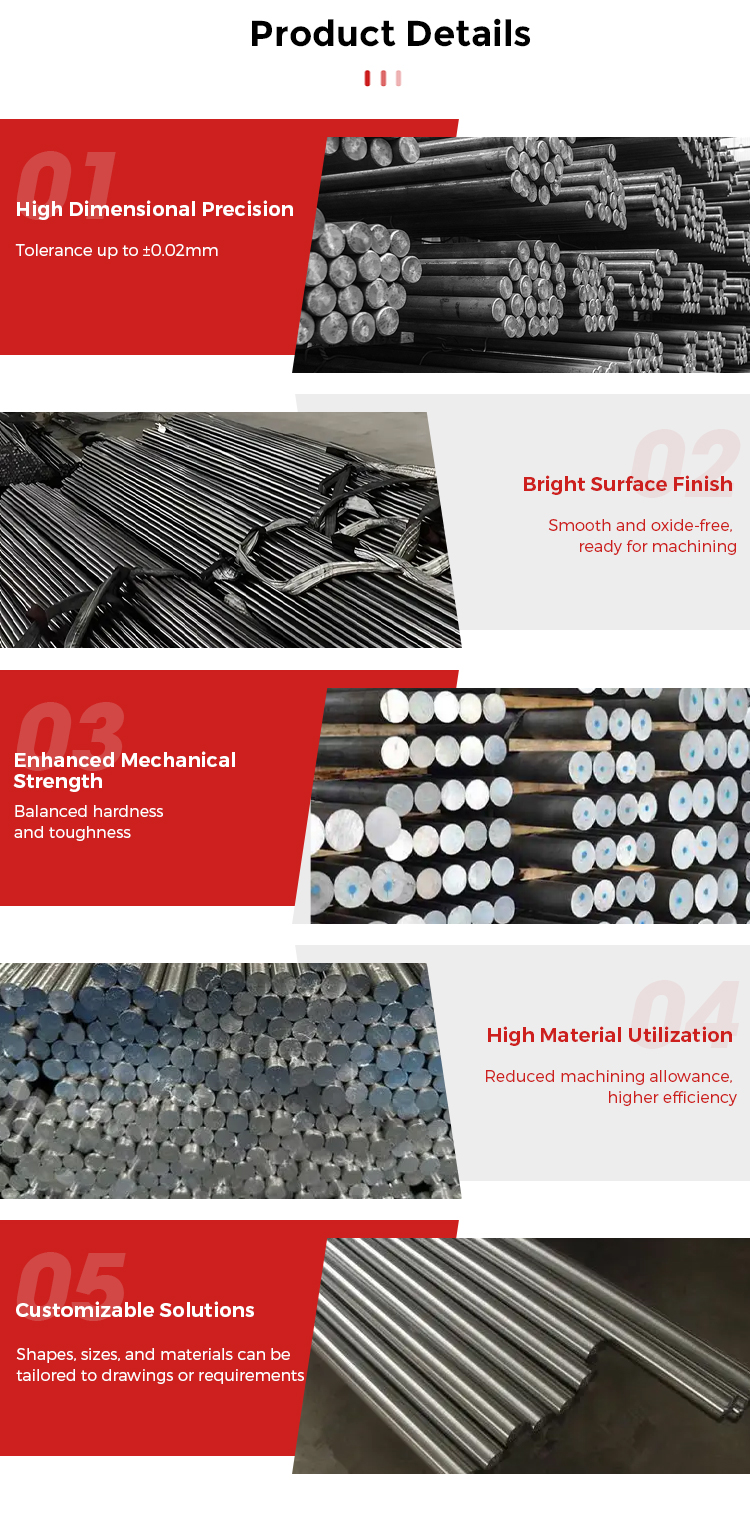 Cold Drawn Steel Profiles Selection