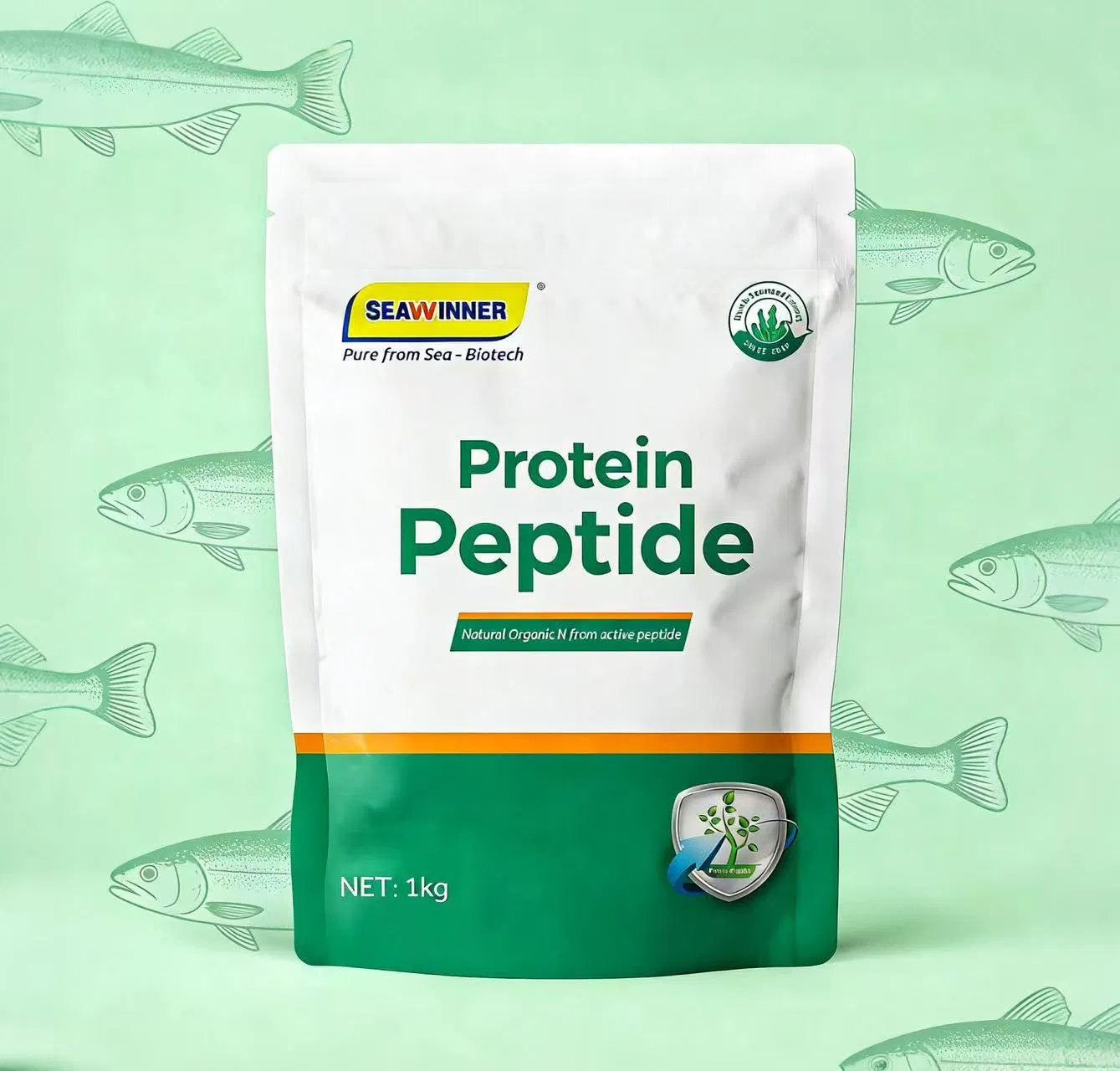 بروتين السمك ببتيد|مزود طبيعي عضوي للنيتروجين|مستخرج من جلد القد