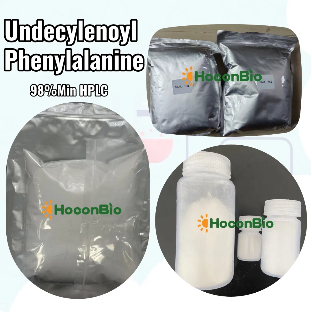 99% مكون تبييض البشرة undecylenoyl phenylalanine CAS 175357-18-3 مادة خام تجميلية undecylenoyl phenylalanine