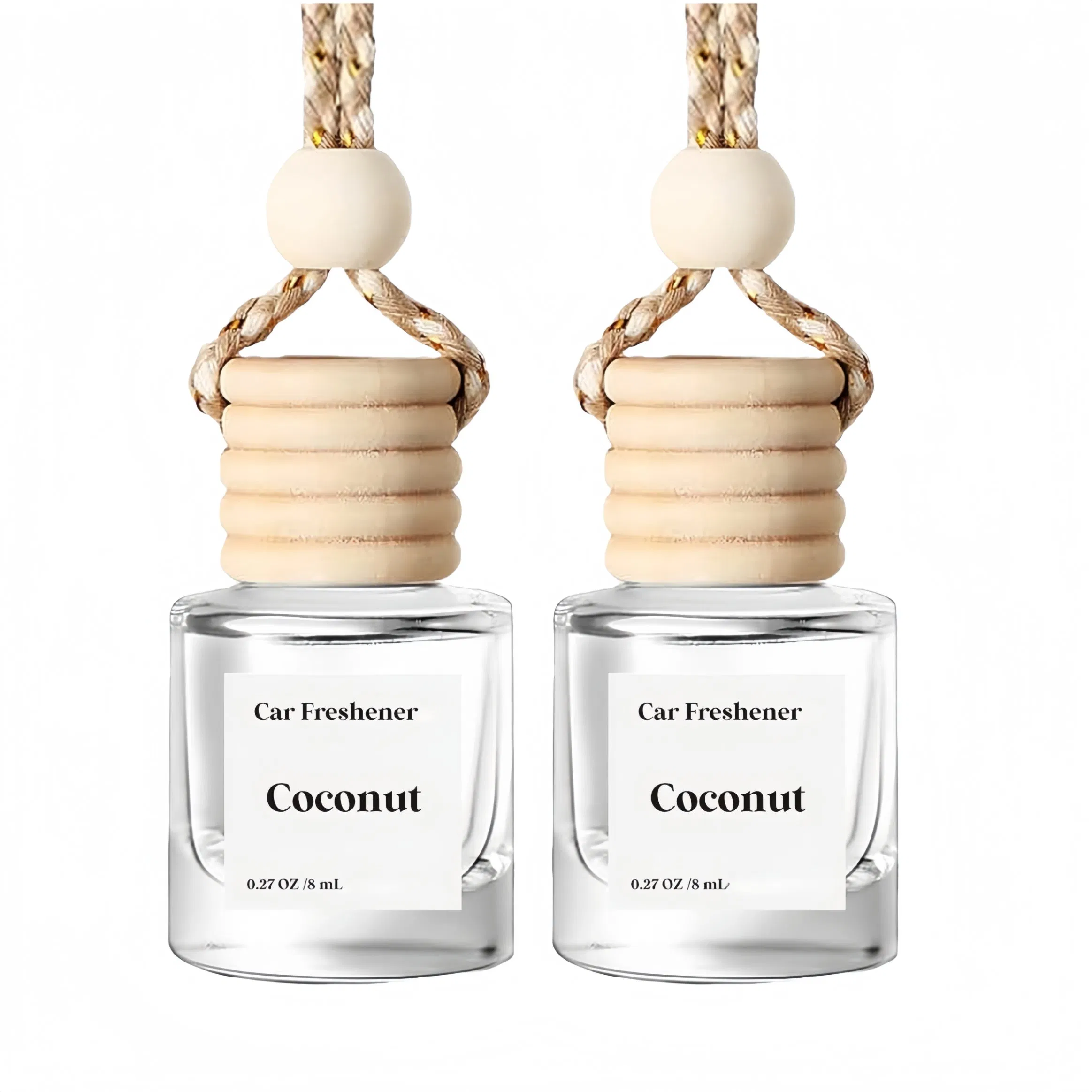 معطر هواء سيارة معلق، عطر فاخر للسيارات للرجال والنساء، معطرات سيارات تدوم طويلاً مع زيوت طبيعية، ثلج بارد، حبل قابل للتعديل