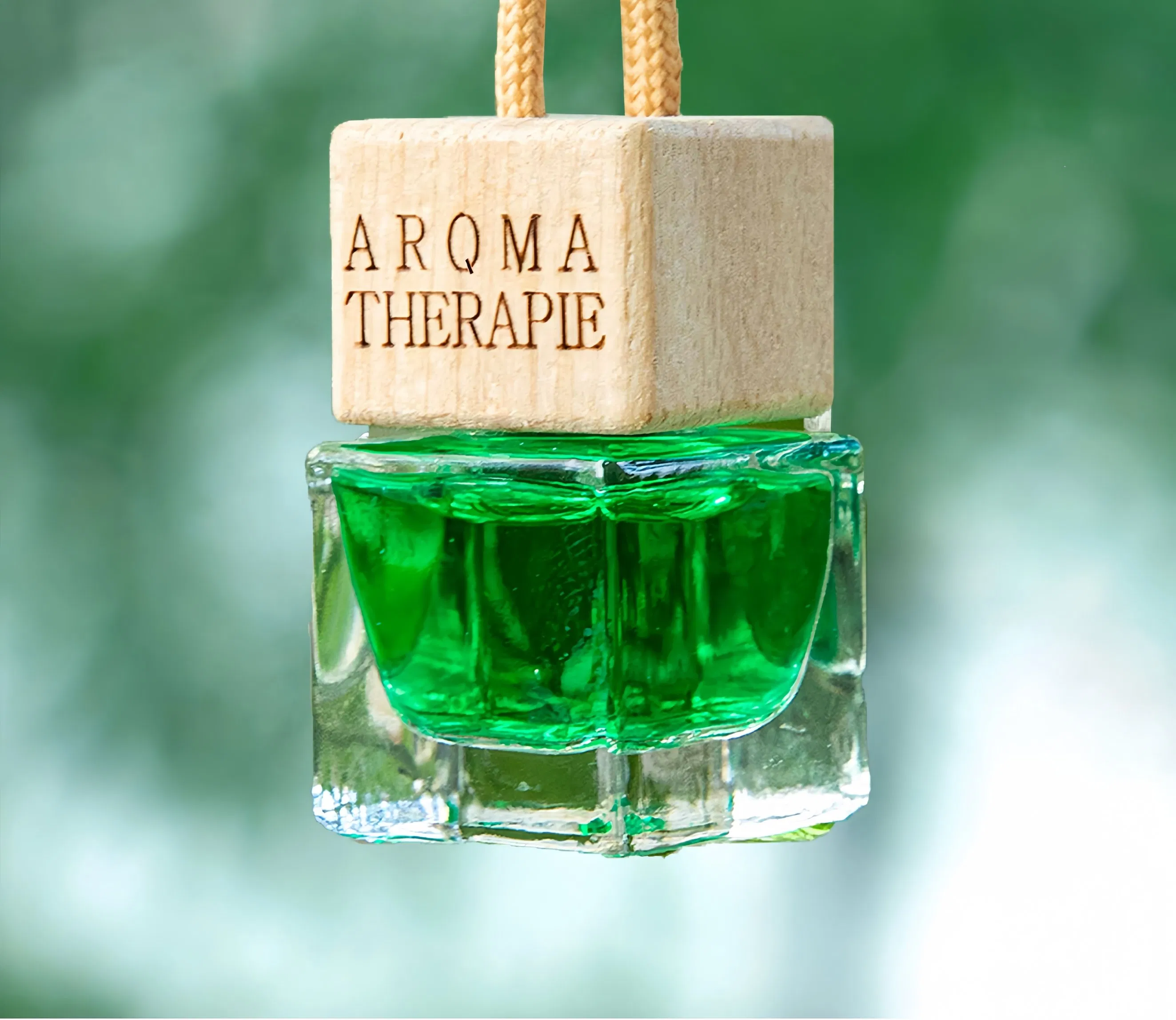 معطر هواء سيارة معلق، عطر فاخر للسيارات للرجال والنساء، معطرات سيارات تدوم طويلاً مع زيوت طبيعية، ثلج بارد، حبل قابل للتعديل