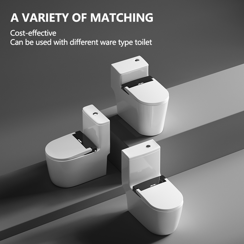 U Shape Intelligent Toilet Lid Slow Close Electric Bidet Heated Cover with Auto Spray Remote Ultra Smart Toilet Seat