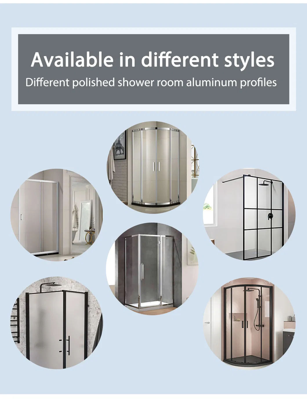 Aluminum Shower Profile View 1