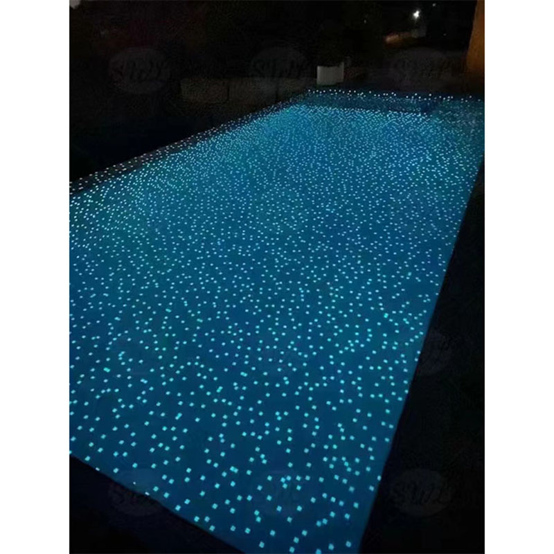 Fluorescent Luminous Mosaic Swimming Pool Tiles for Outdoor Glow Effects