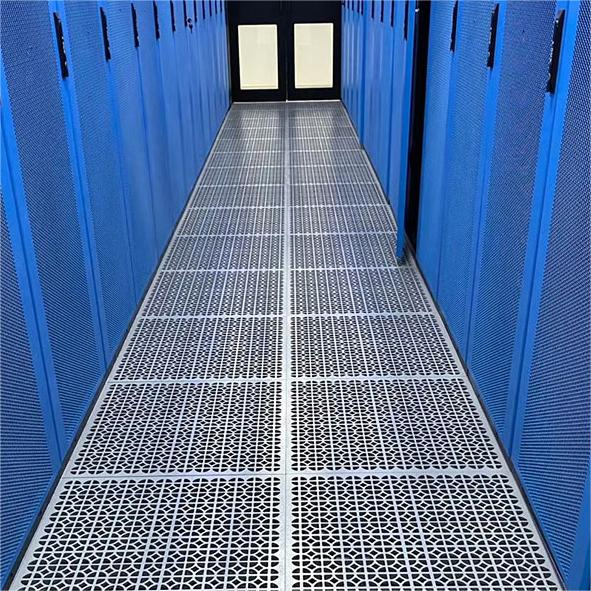 Chemical Room Aluminum Grating Raised Access Floor System 600X600 Clean Room