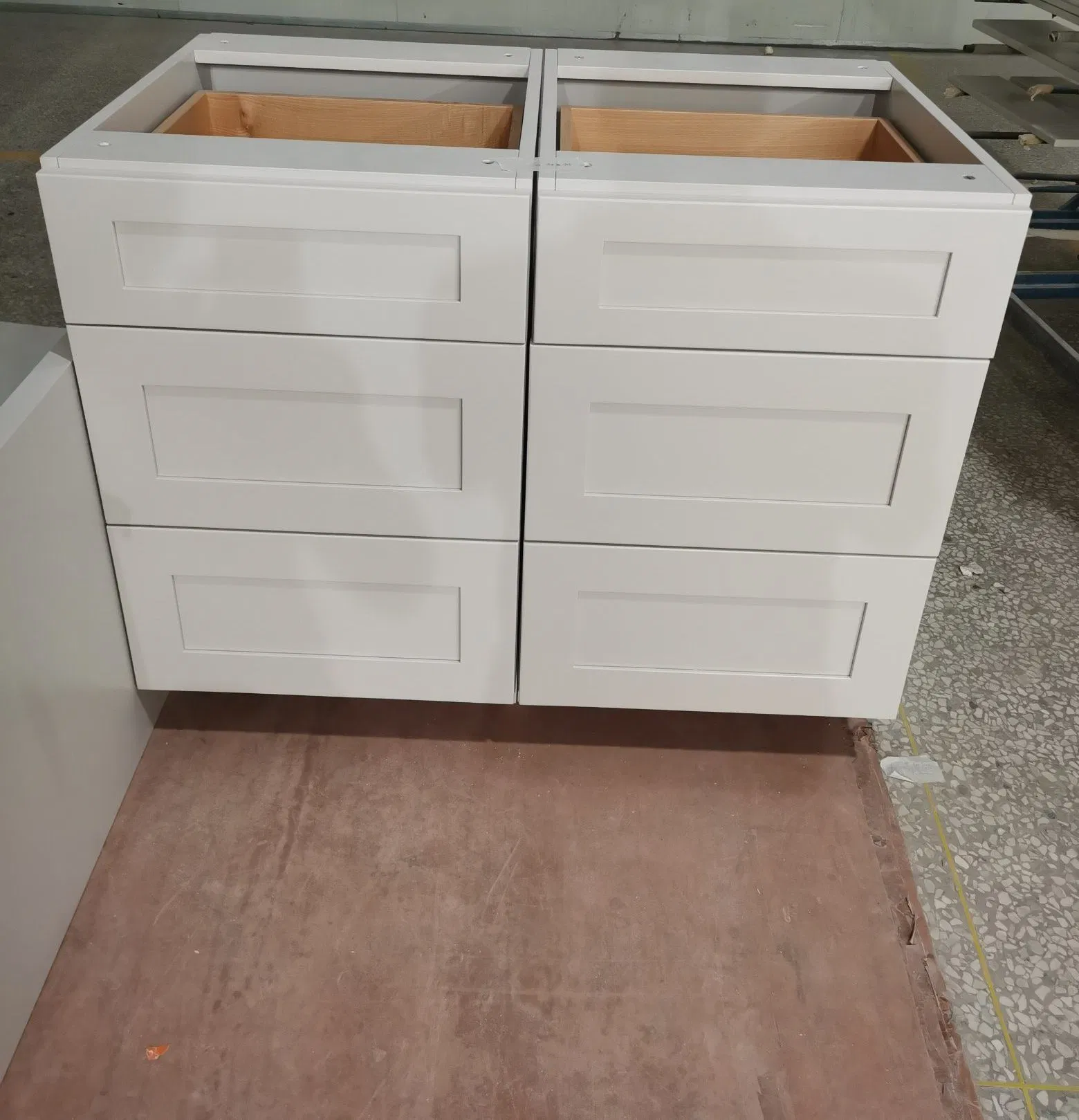 Hotel Commercial Washroom Double Sink Basin Cabinet Bathroom Vanity Units