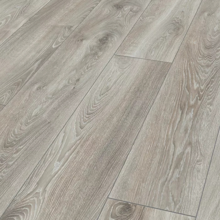 High-Quality Spc Hybrid Click System Light Grey Oak Wood Effect Waterproof Luxury PVC Vinyl Rigid Flooring Planks