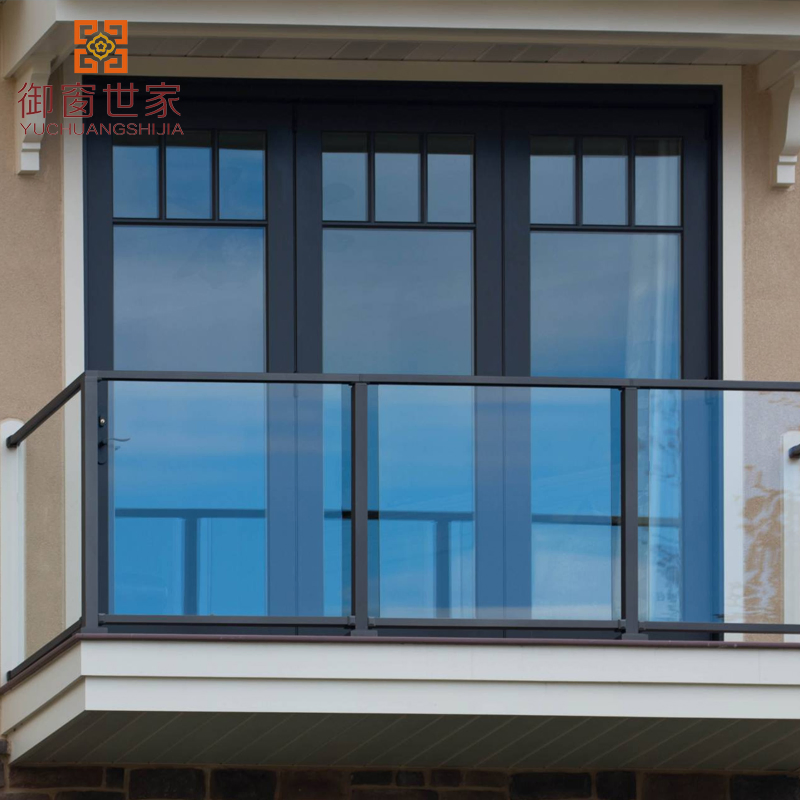 Galvanized Palisade Wrought Iron Stair Staircase Handrail Grillage Aluminum Glass Railing