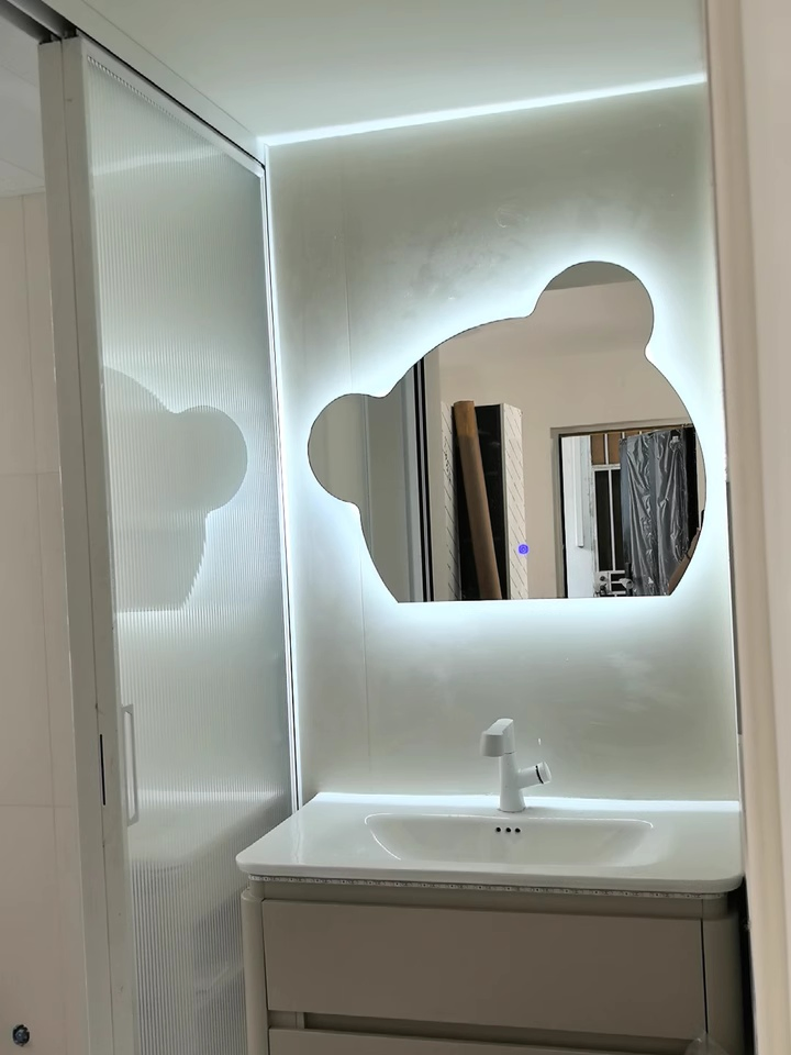 1000mm Wall Hung Bathroom Vanity Unit with LED Lighted Smart Mirror Ssv6131