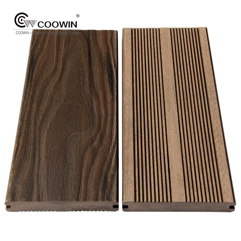 Russia Imported Outdoor Coffee Brown Cheap Composite Decking Material