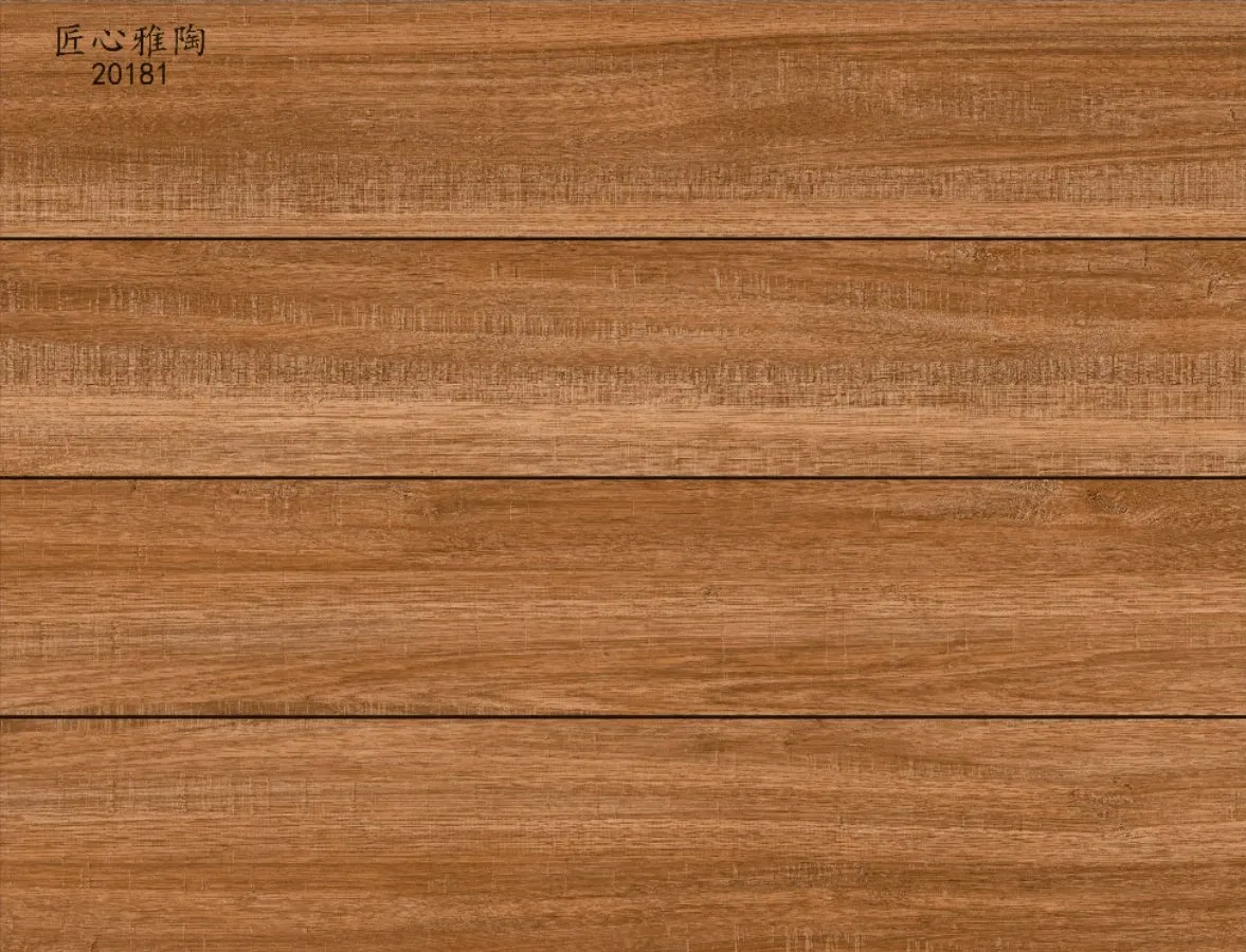 Porcelain Wood Plank Rustic Ceramic Tile for Floor and Wall