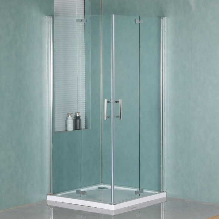 Unique Design Wholesale Square Frameless Aluminum Alloy Shower Enclosure