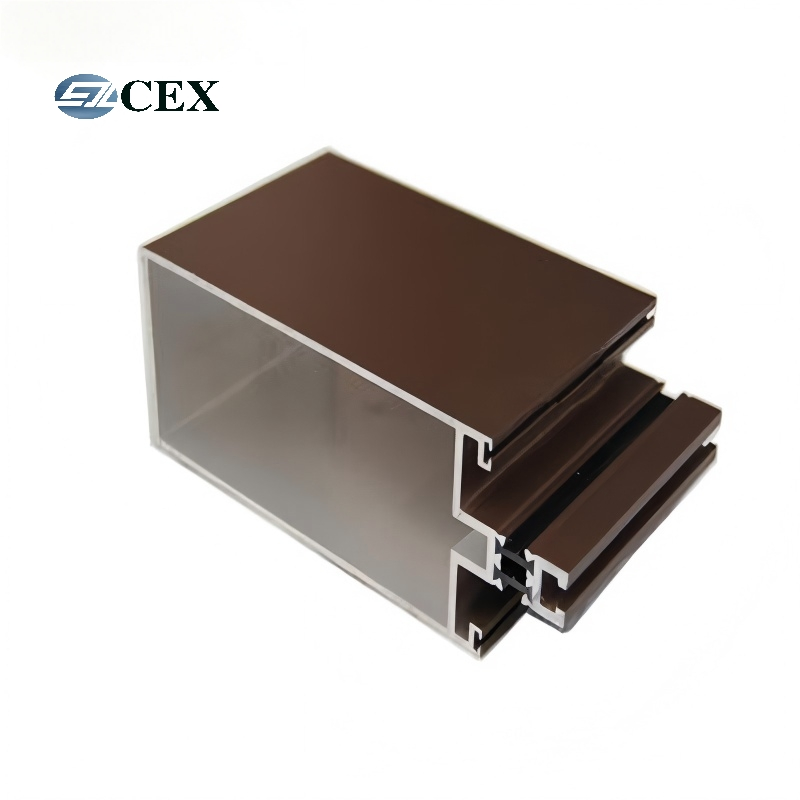 Custom Aluminum/6005/5083 Aluminum Extrusion/Warm Extrusion Powder Coating Window Frame
